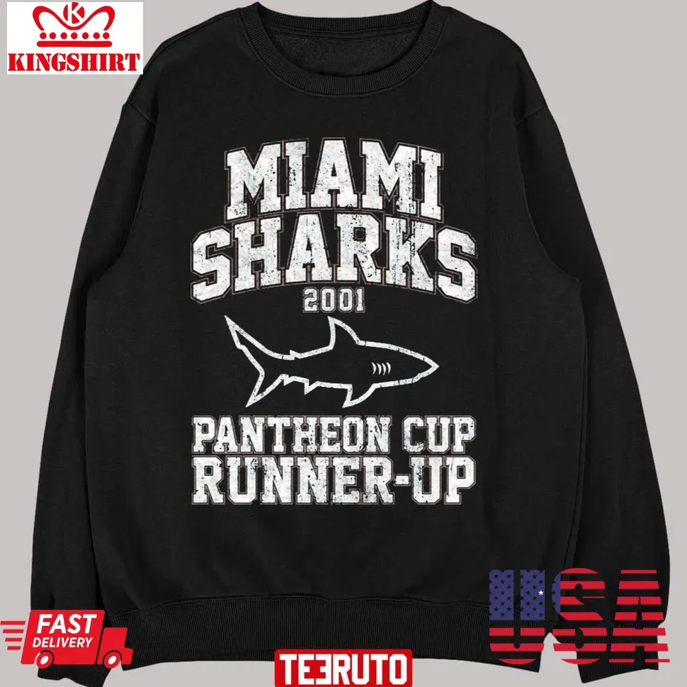 Miami Sharks Pantheon Cup Runner Up Unisex Sweatshirt Unisex Tshirt