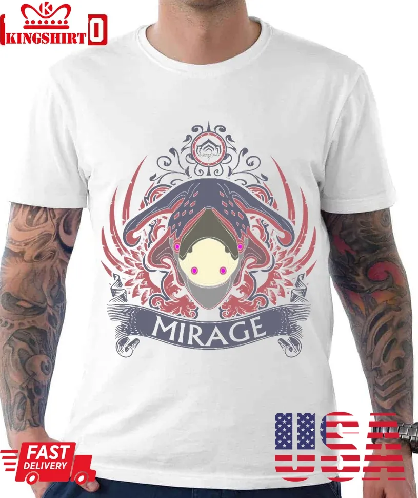 Mirage Circle Logo Warframe Unisex T Shirt Plus Size