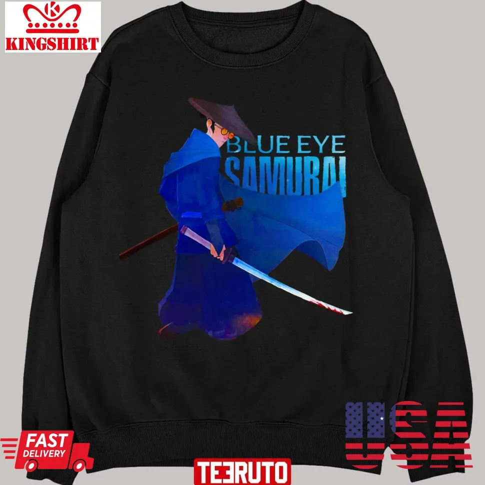 Mizu Blue Eye Samurai Unisex T Shirt Size up S to 4XL