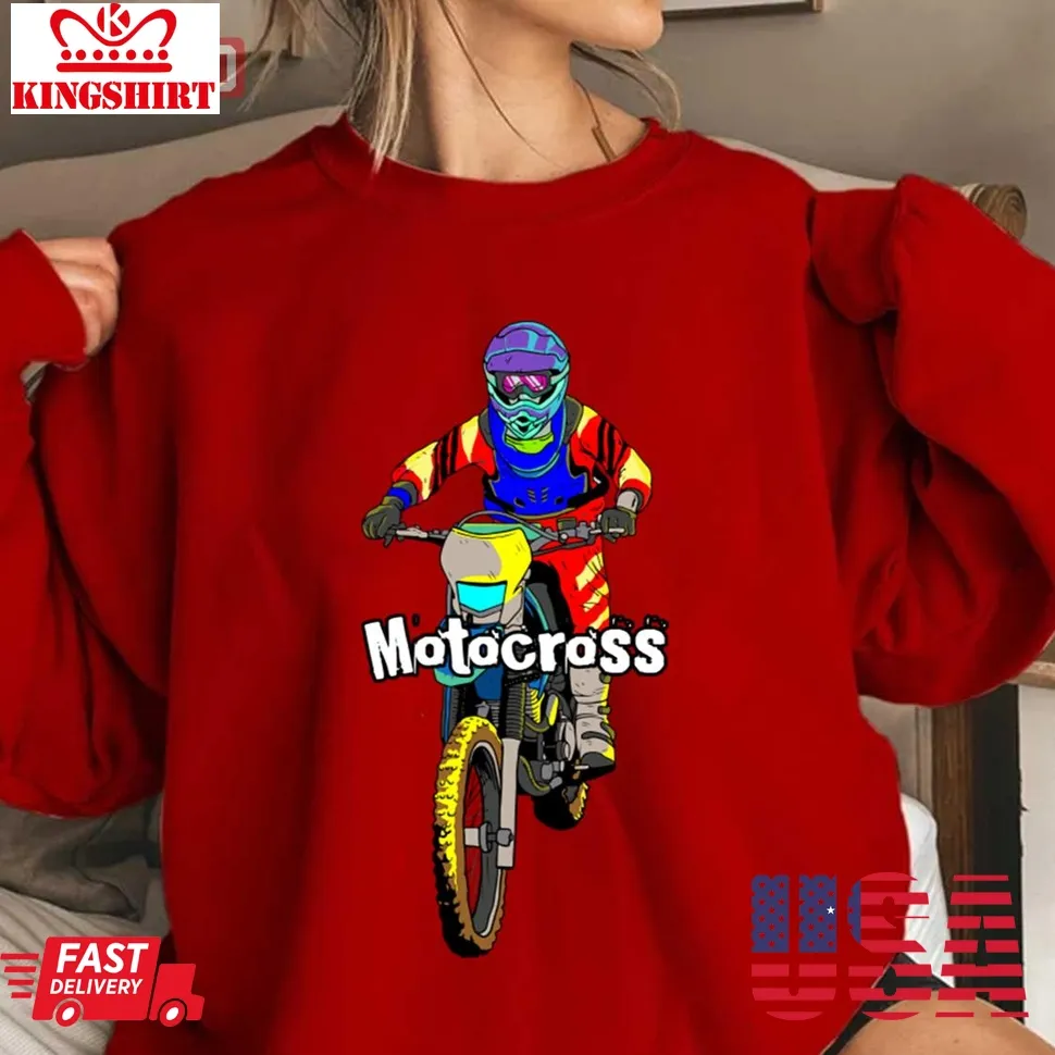 Motocross Animated Unisex Sweatshirt Unisex Tshirt