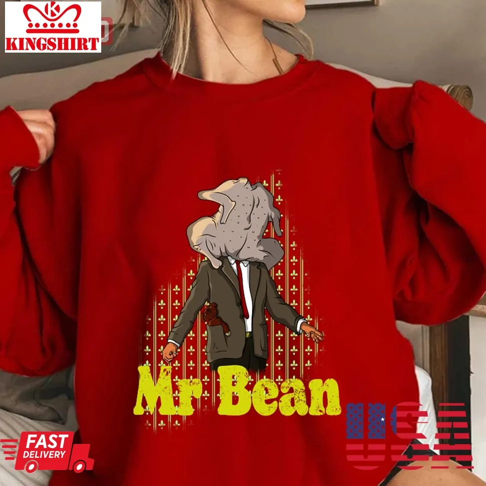 Mr Bean Christmas Unisex Sweatshirt Plus Size