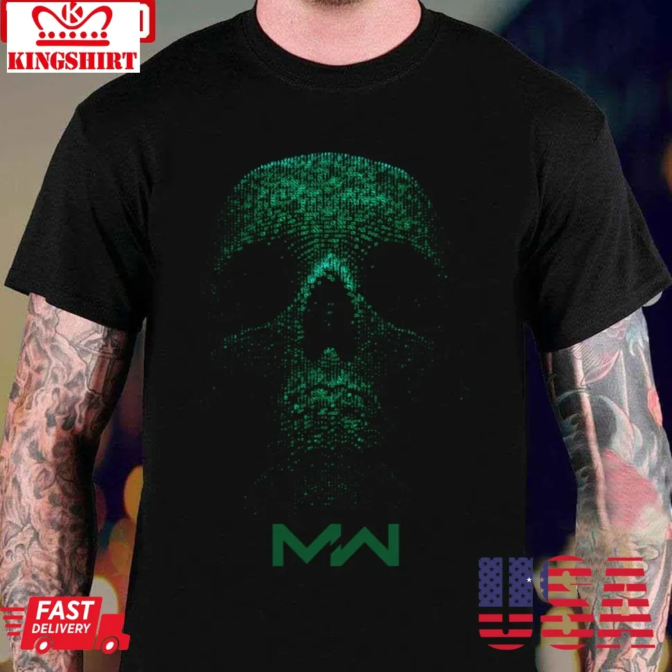 Mw Green Skull Modern Warfare Unisex T Shirt Plus Size