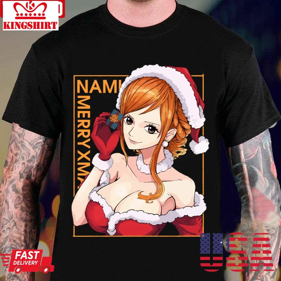 Nami One Piece Christmas Fashion Unisex T Shirt Plus Size