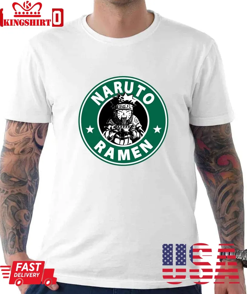 Naruto Ramen Starbuck Parody Unisex T Shirt Unisex Tshirt