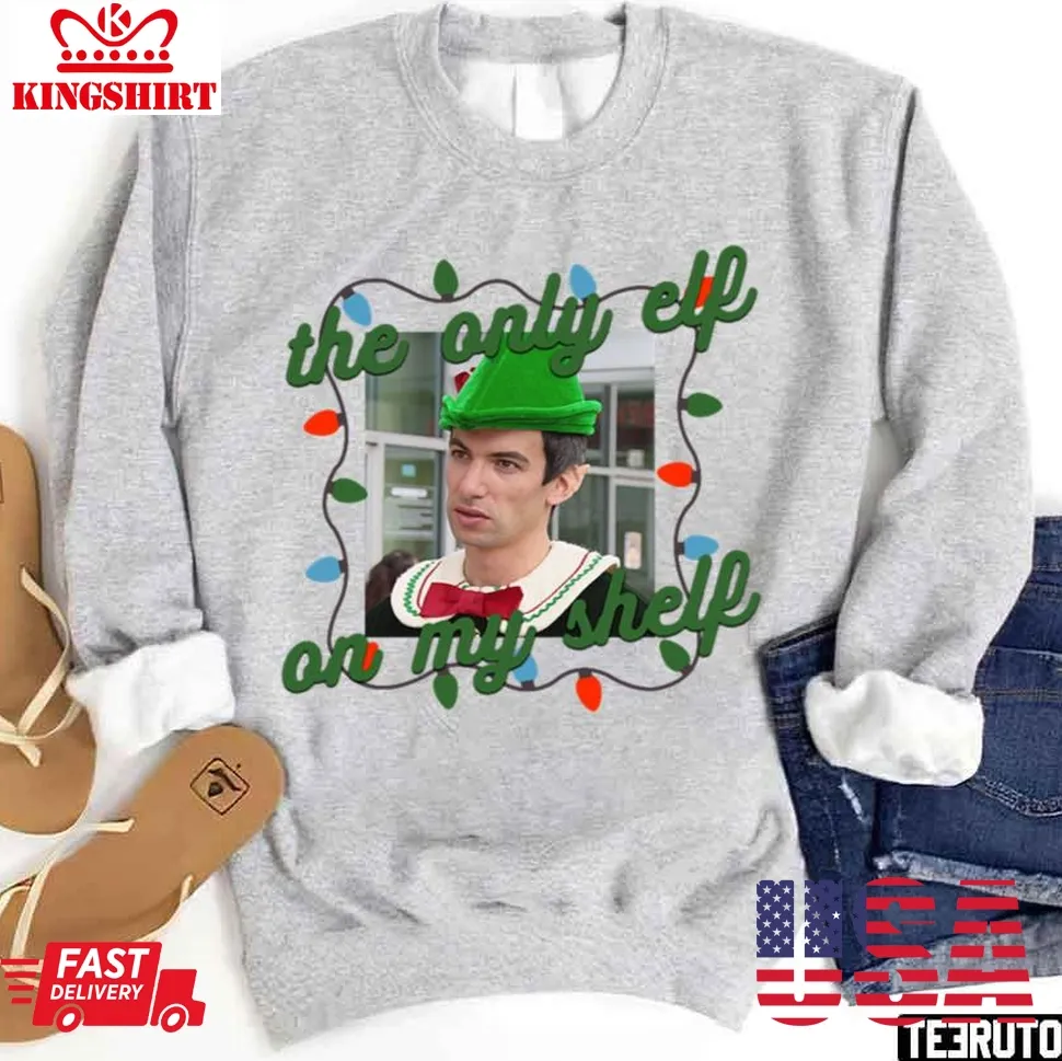 Nathan For You Elf Christmas Unisex Sweatshirt Size up S to 4XL