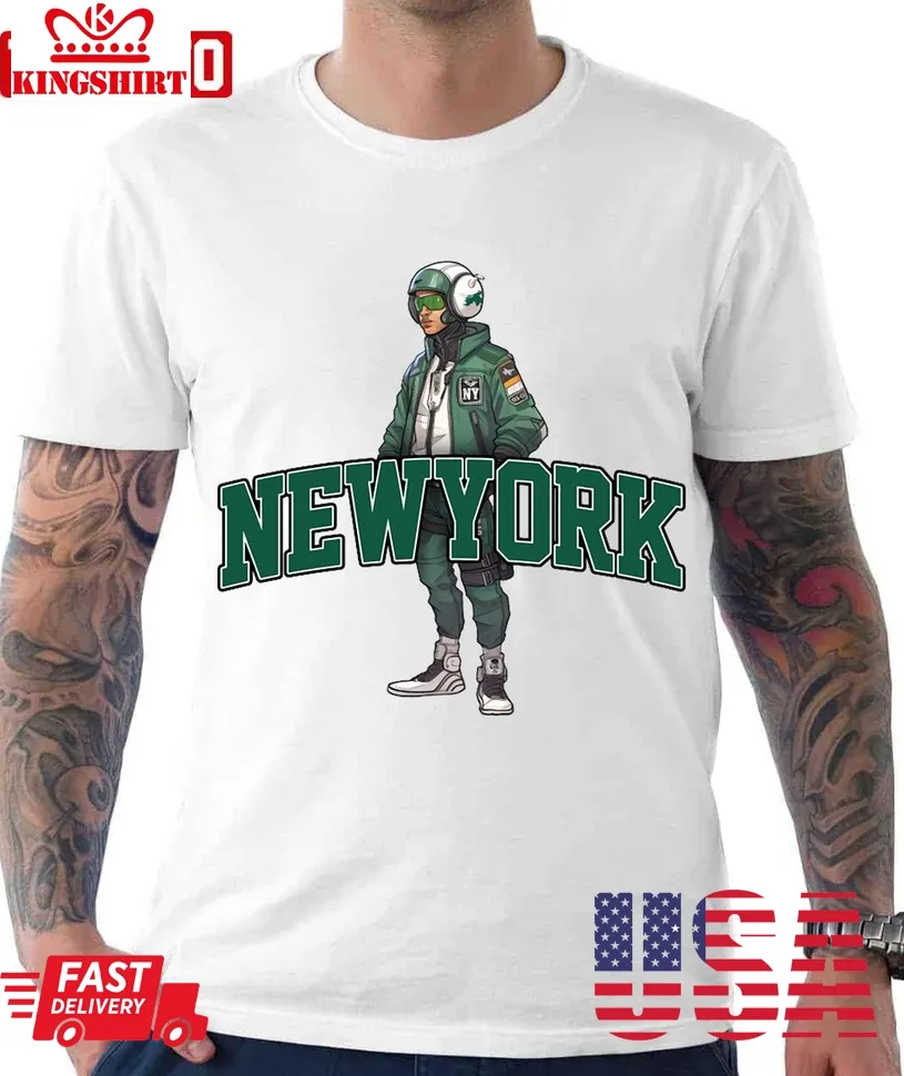 New York Football Hype Beast Mascot Unisex T Shirt Size up S to 4XL