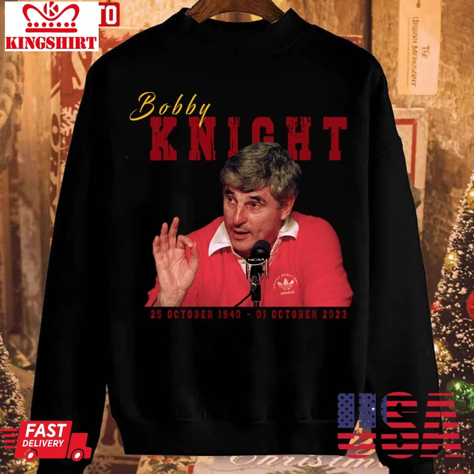 Newest Bobby Knight Lover Design Unisex Sweatshirt Plus Size