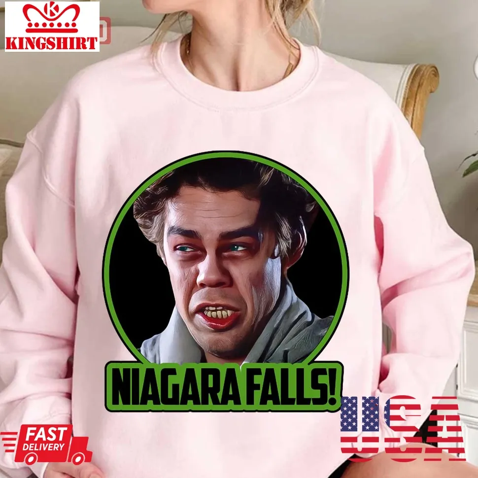 Niagara Falls Frankie Angel Christmas Unisex Sweatshirt Plus Size