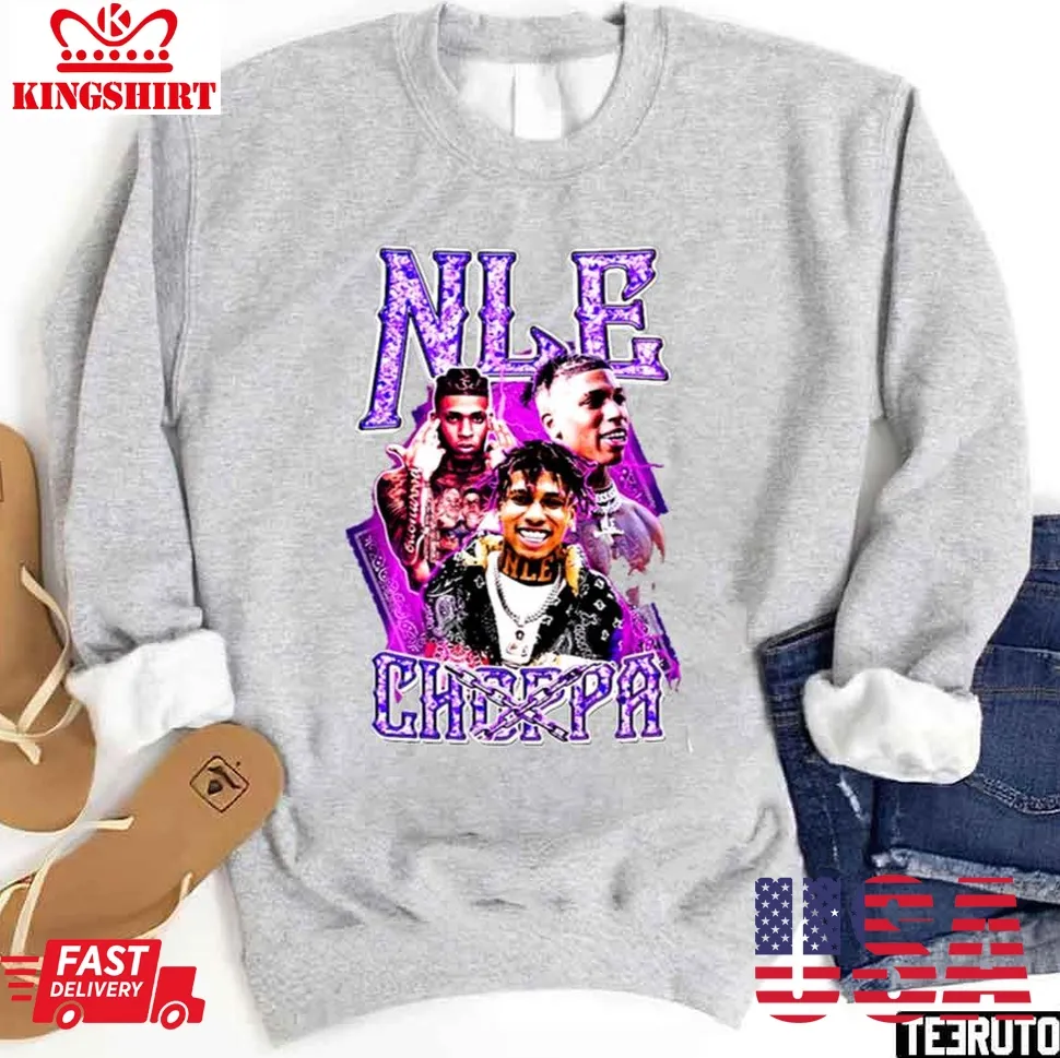 Nle Choppa Rap Music Unisex Sweatshirt Size up S to 4XL
