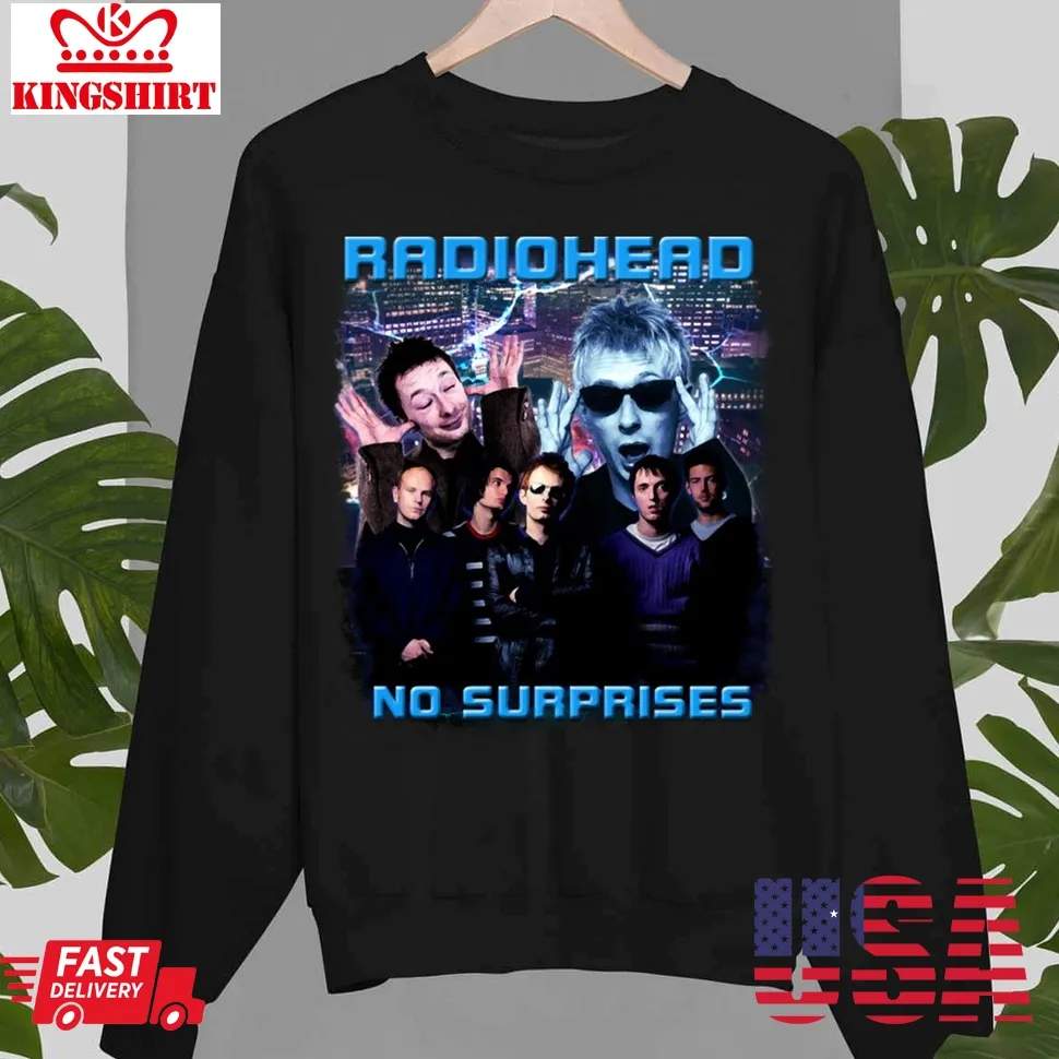 No Surprises Radiohead Unisex Sweatshirt Plus Size