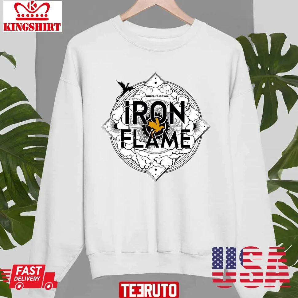 Novel Art Iron Flame Unisex Sweatshirt Plus Size