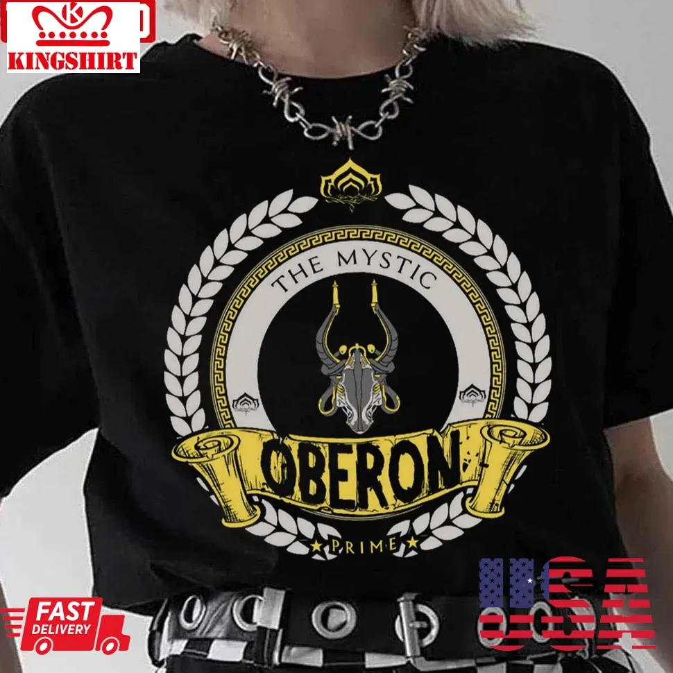Oberon Circle Logo Warframe Unisex T Shirt Unisex Tshirt