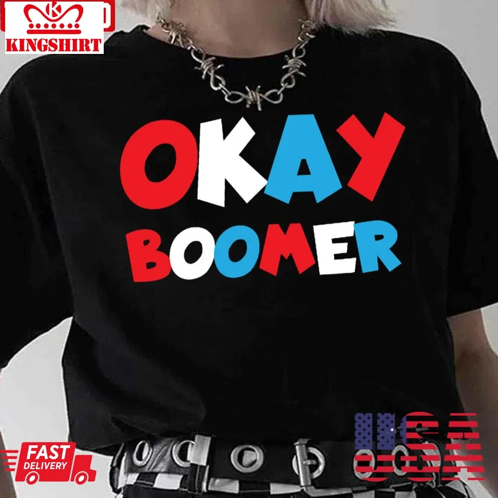 Okay Boomer Christmas Unisex T Shirt Plus Size