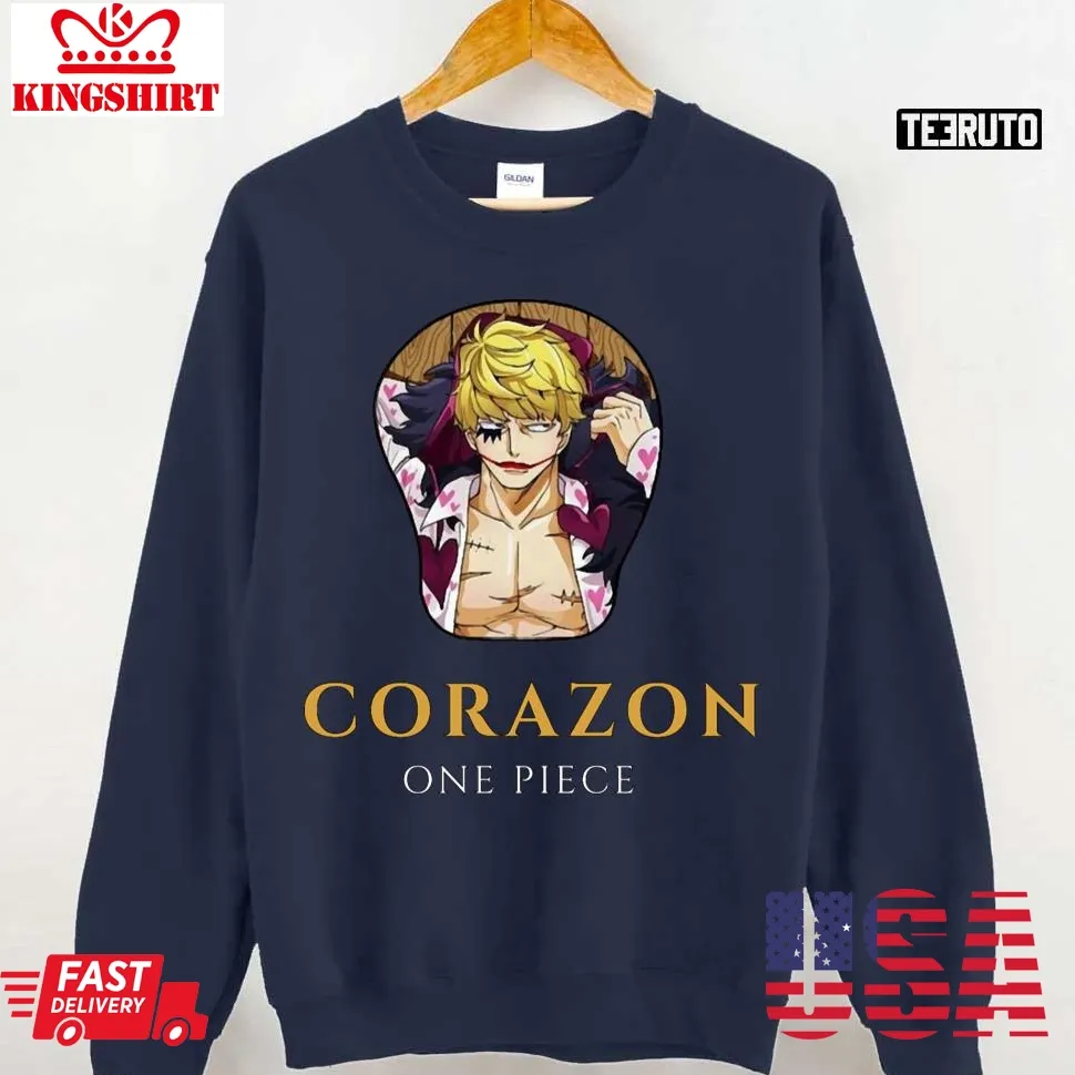 One Piece Corazon Unisex T Shirt Size up S to 4XL