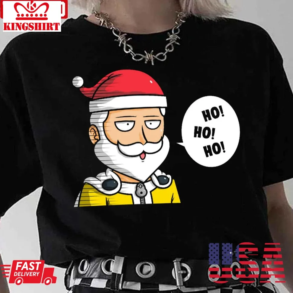 One Punch Man Claus Christmas Unisex T Shirt Plus Size