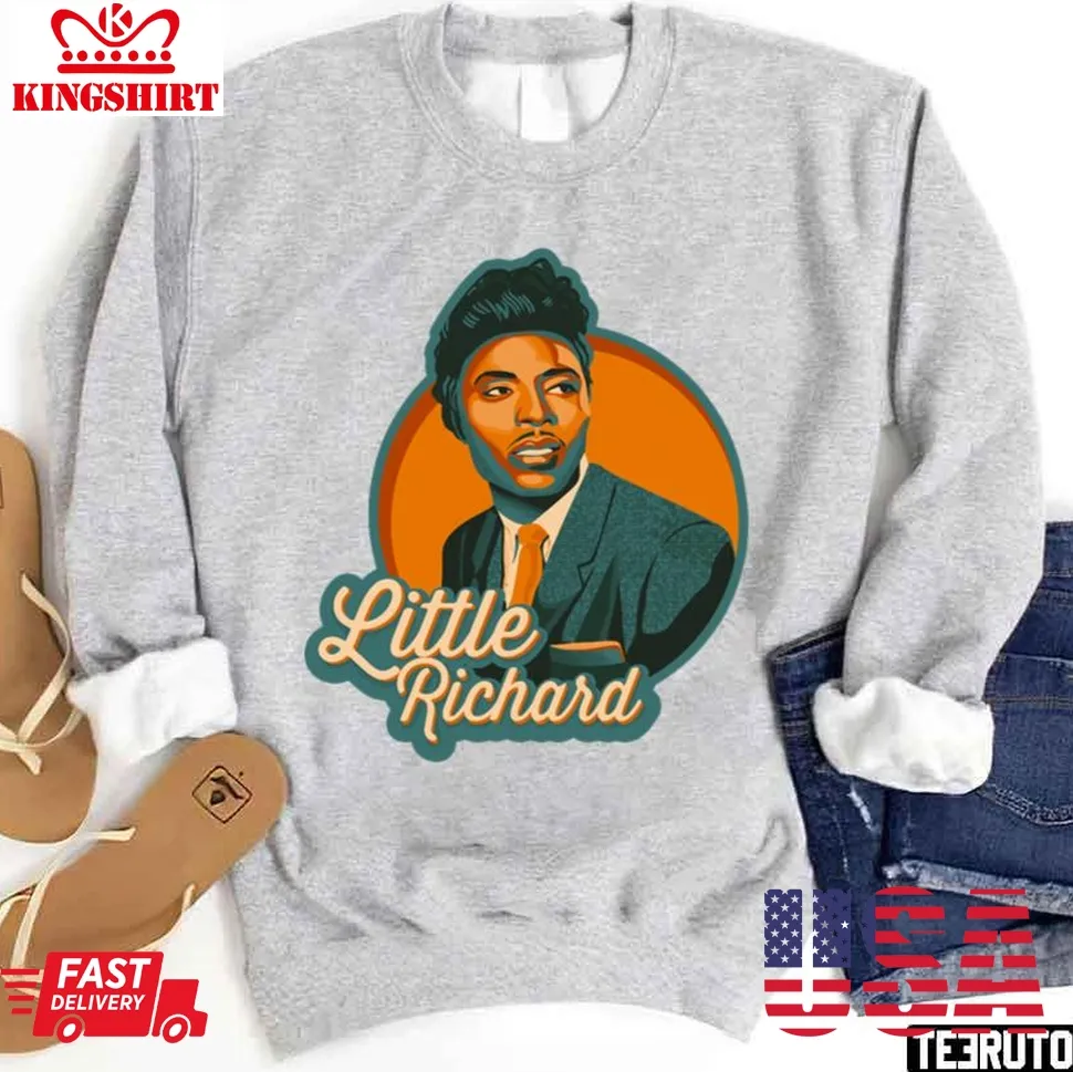 Original Little Richard Artistic Retro Design Unisex Sweatshirt Plus Size