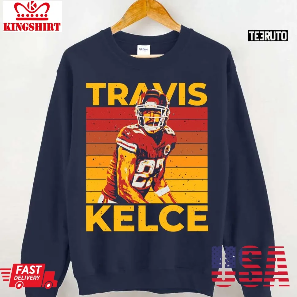 Patrick Mahomes Kansas Travis Kelce Retro Unisex Sweatshirt Size up S to 4XL