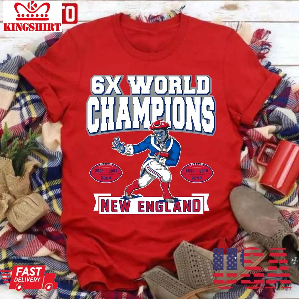 Patriots 2019 Championship Graphic 4 Unisex T Shirt Plus Size