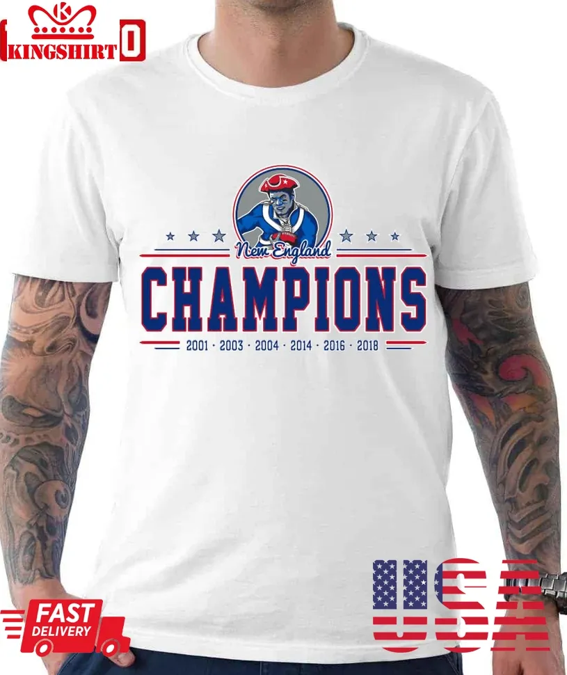 Patriots 2019 Championship Unisex T Shirt Size up S to 4XL