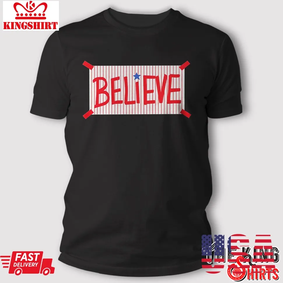 Philadelphia Ted Lasso Believe T Shirt Size up S to 4XL