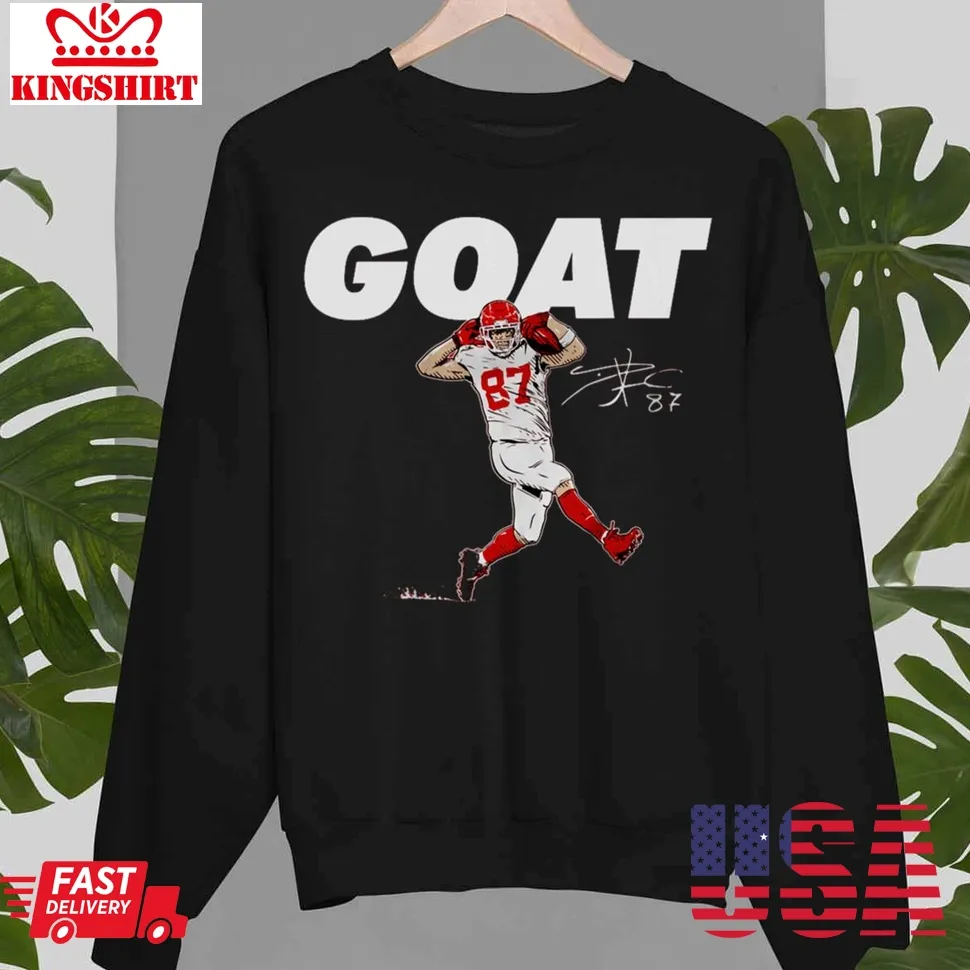 Player Travis Kelce Goat Unisex Sweatshirt Plus Size