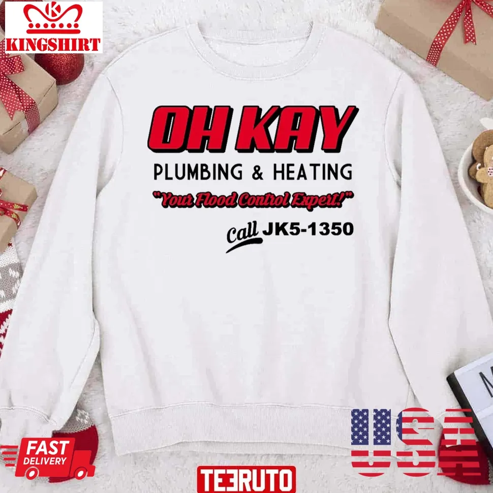Plumbing &038; Heating Christmas Movie Unisex Sweatshirt Size up S to 4XL