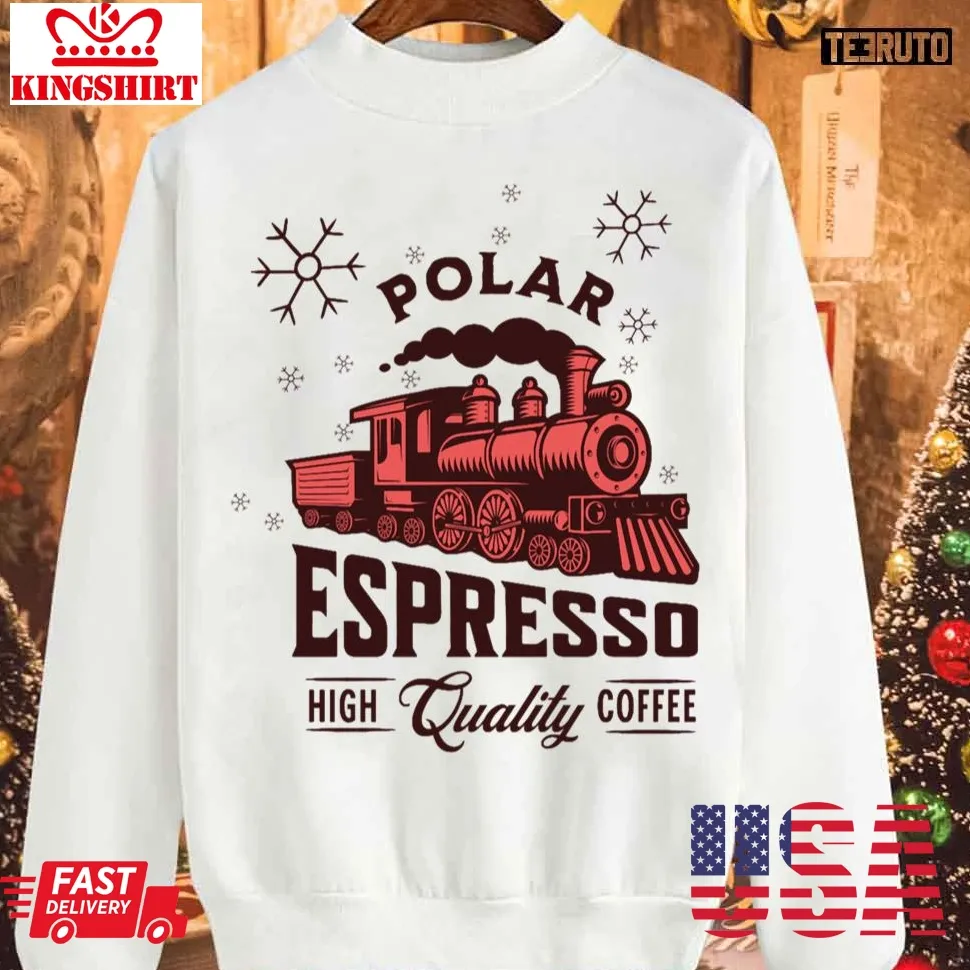 Polar Espresso Christmas Sweatshirt Plus Size