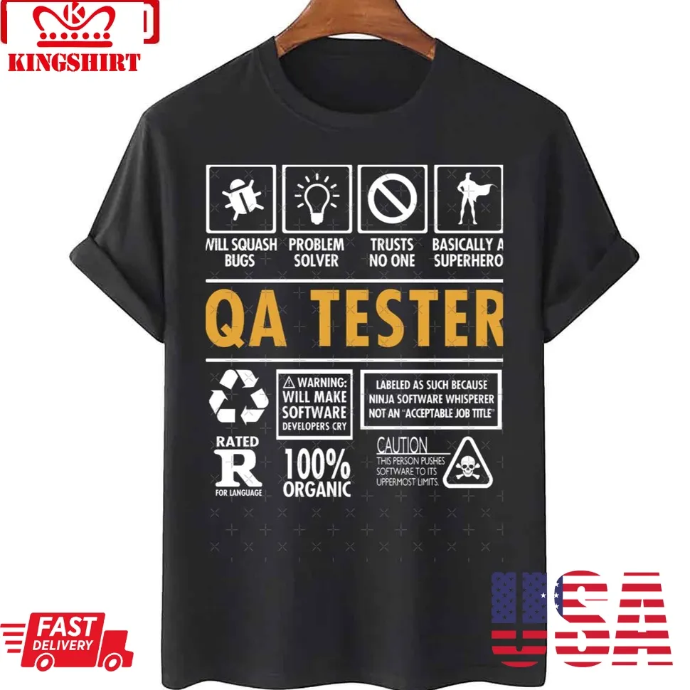 Qa Tester Funny Quality Assurance Job Graphic Unisex Sweatshirt Size up S to 4XL