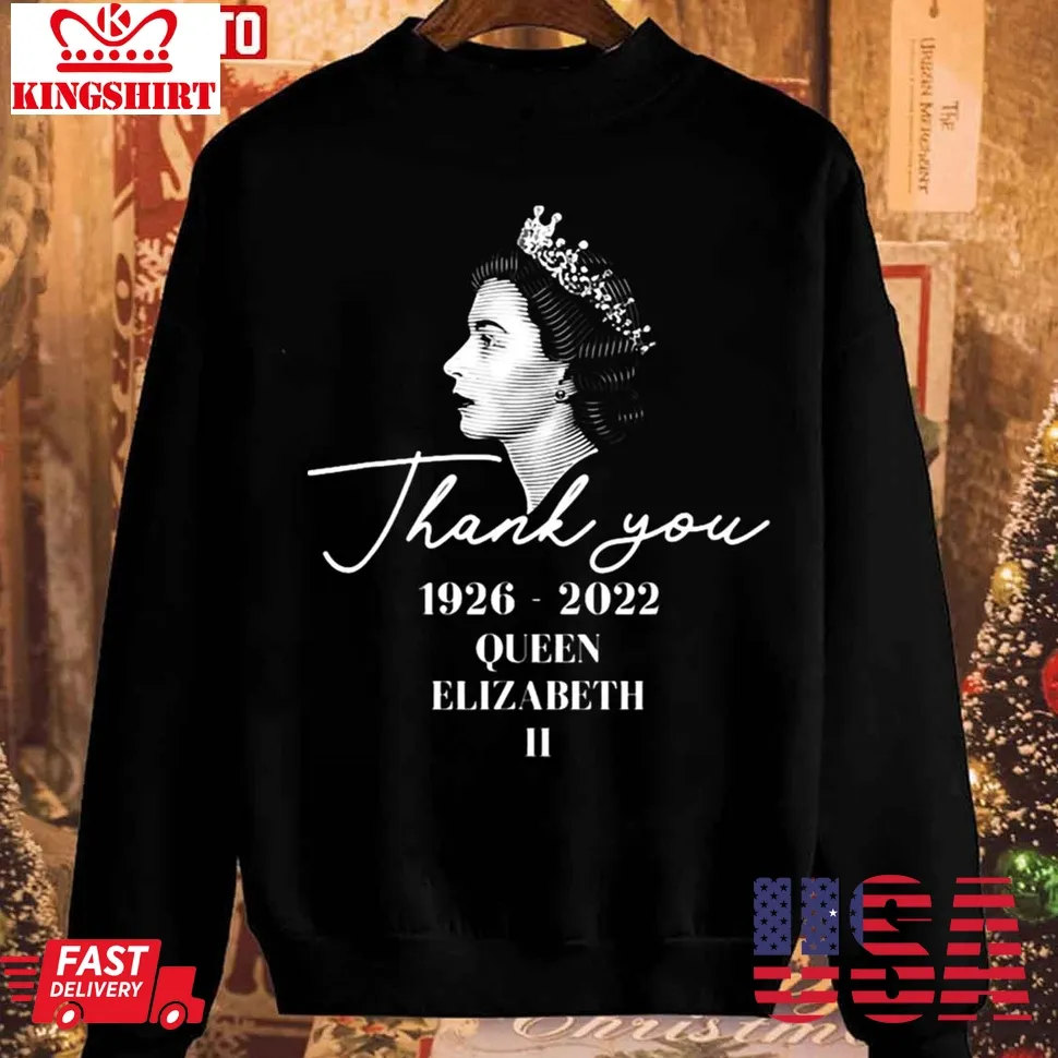 Queen Elizabeth Ii Christmas Unisex Sweatshirt Plus Size