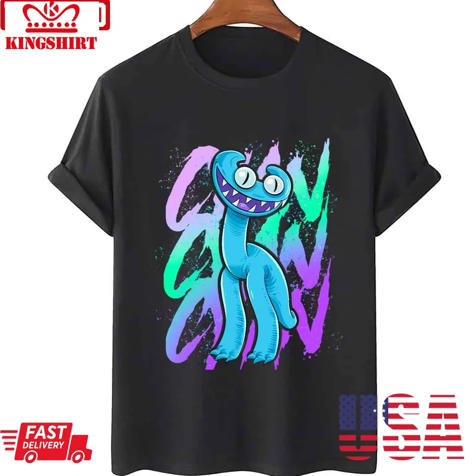 Rainbow Friends Cyan Unisex T Shirt Plus Size