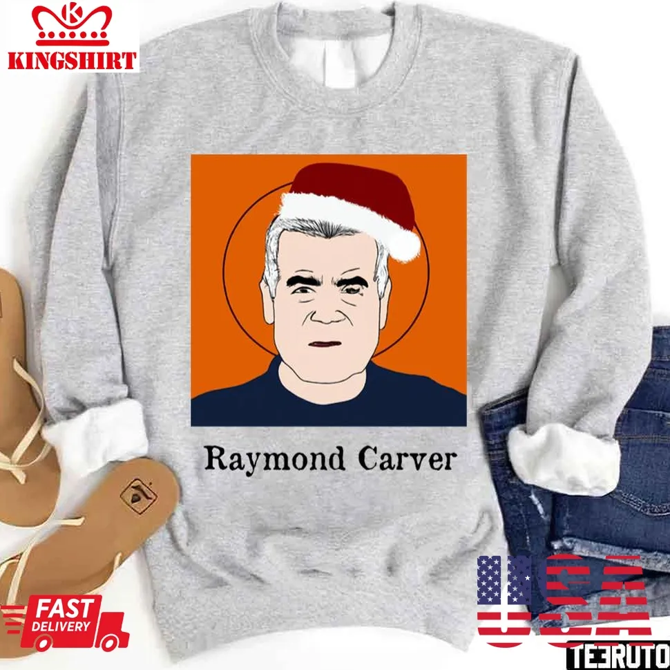 Raymond Carver Portrait Christmas Edition Unisex Sweatshirt Plus Size