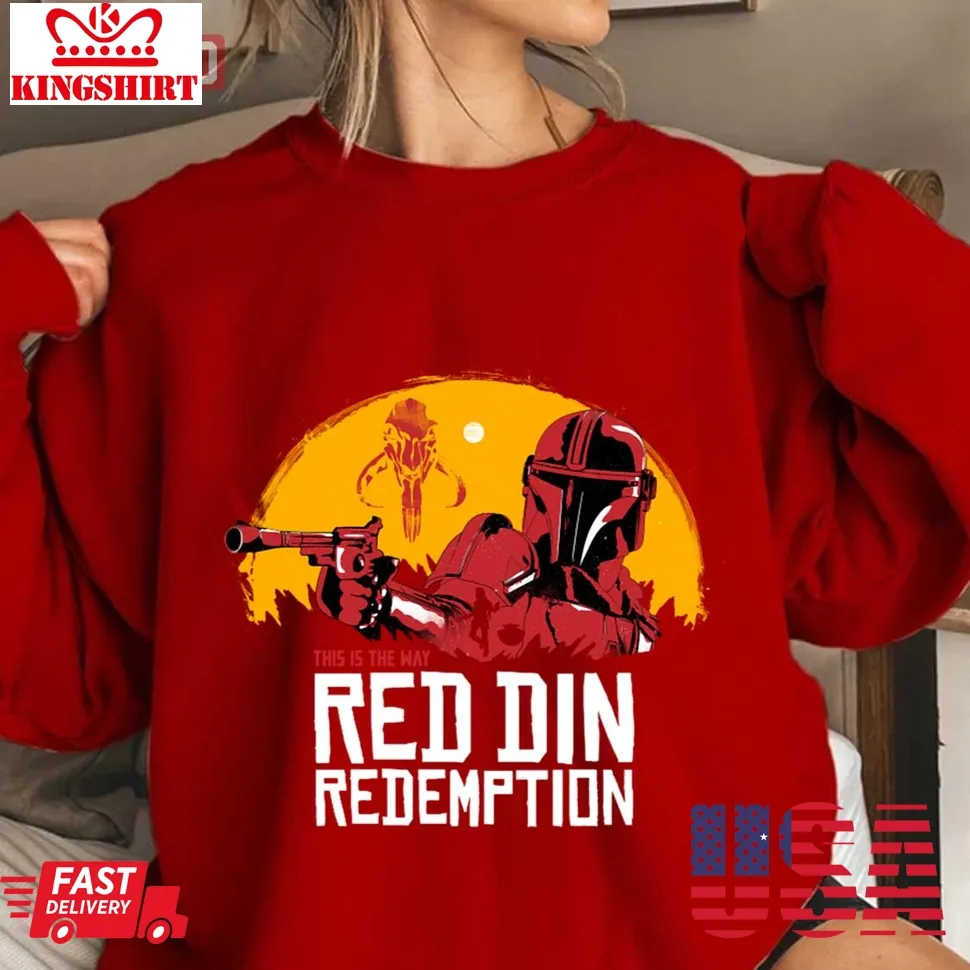 Red Din Redemption Unisex Sweatshirt Size up S to 4XL