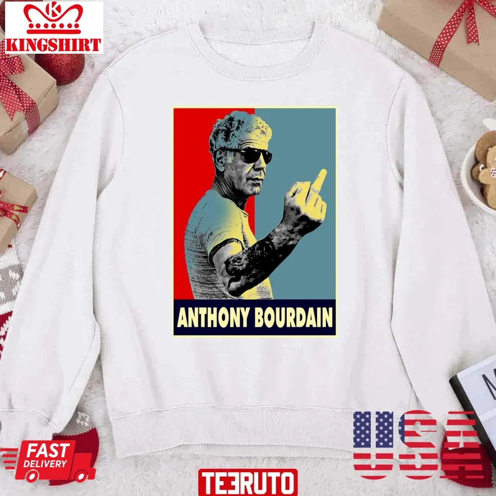 Retro Anthony Bourdain Fist Unisex Sweatshirt Unisex Tshirt