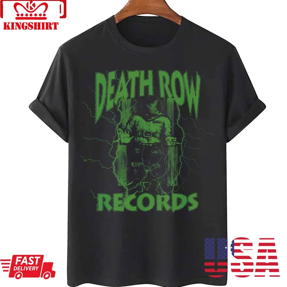 Retro Electric Neon Green Death Row Unisex Sweatshirt Size up S to 4XL