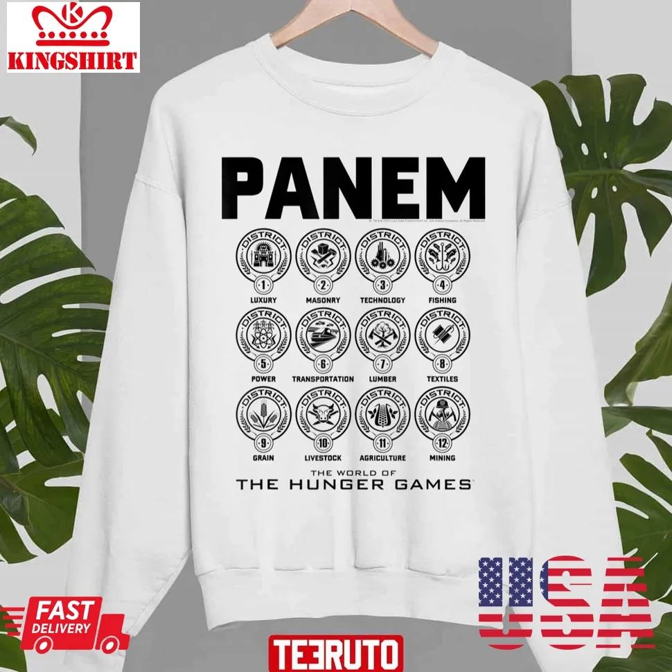 Retro The Hunger Games Main Poster Unisex Sweatshirt Size up S to 4XL