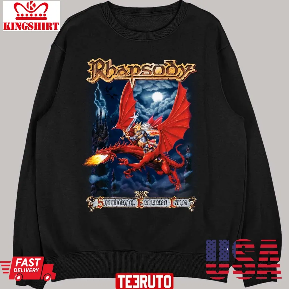 Rhapsody Symphony Of Enchanted Lands Unisex T Shirt Size up S to 4XL
