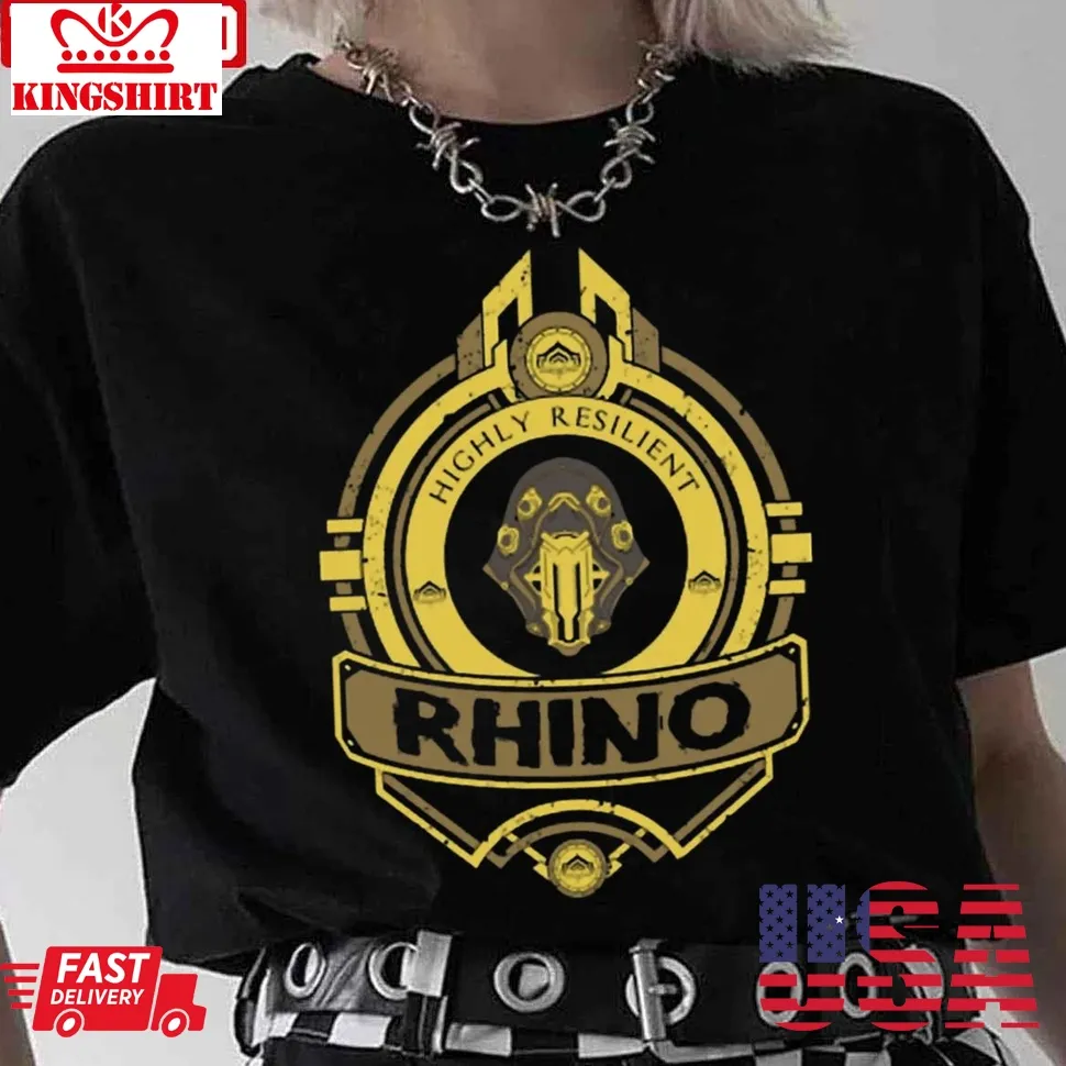 Rhino Prime Crest Unisex T Shirt Unisex Tshirt