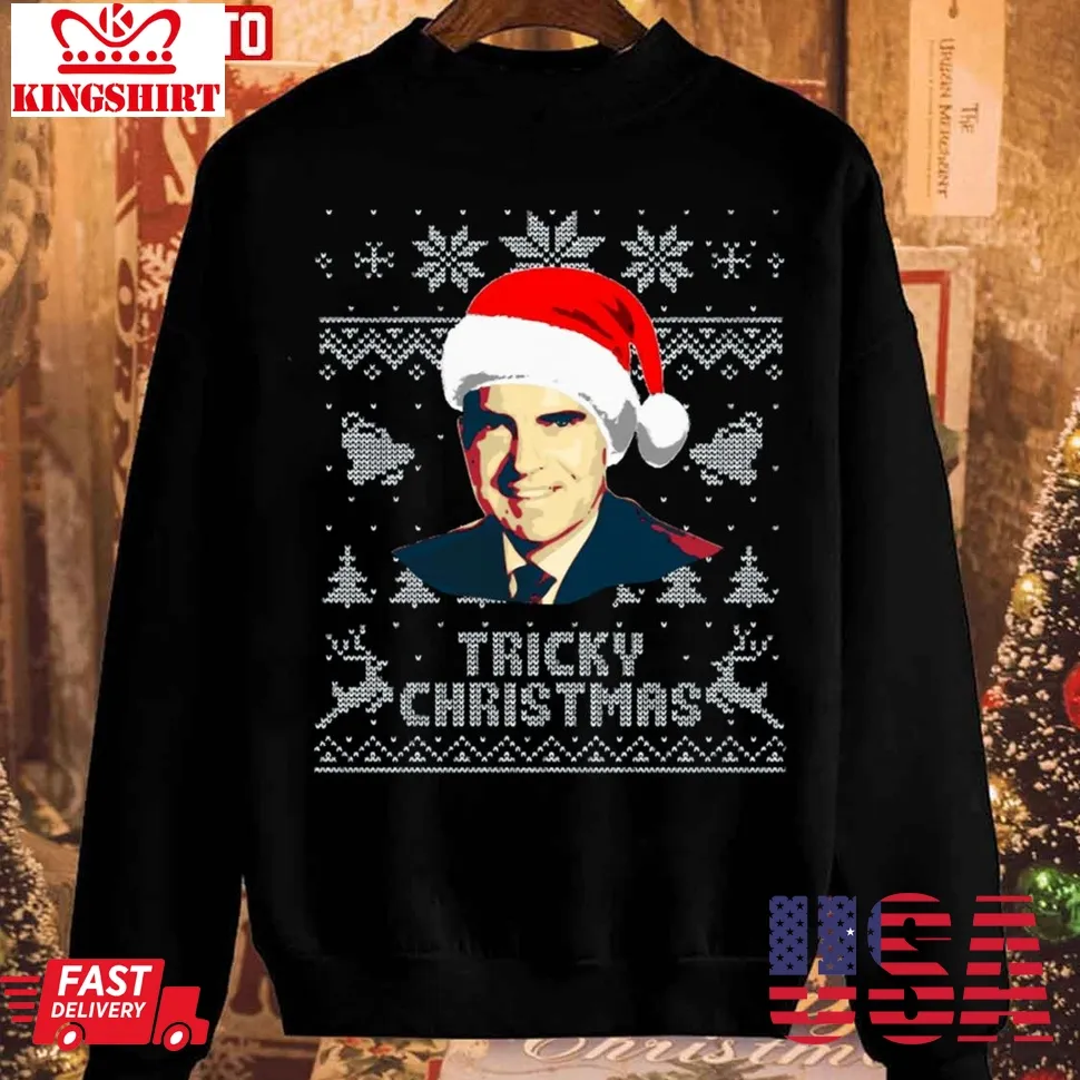 Richard Nixon Tricky Christmas Unisex Sweatshirt Unisex Tshirt
