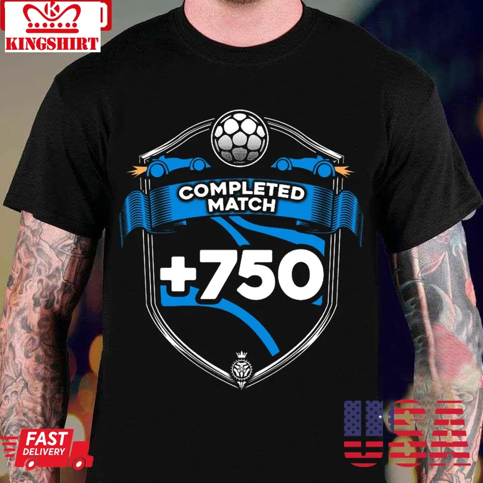 Rocket League Video Game Completed Match Funny Unisex T Shirt Unisex Tshirt