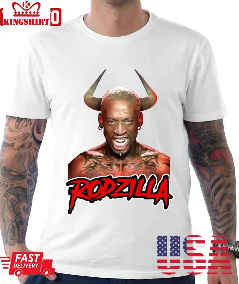 Rodzilla The Bull Legends Basketball Unisex T Shirt Plus Size