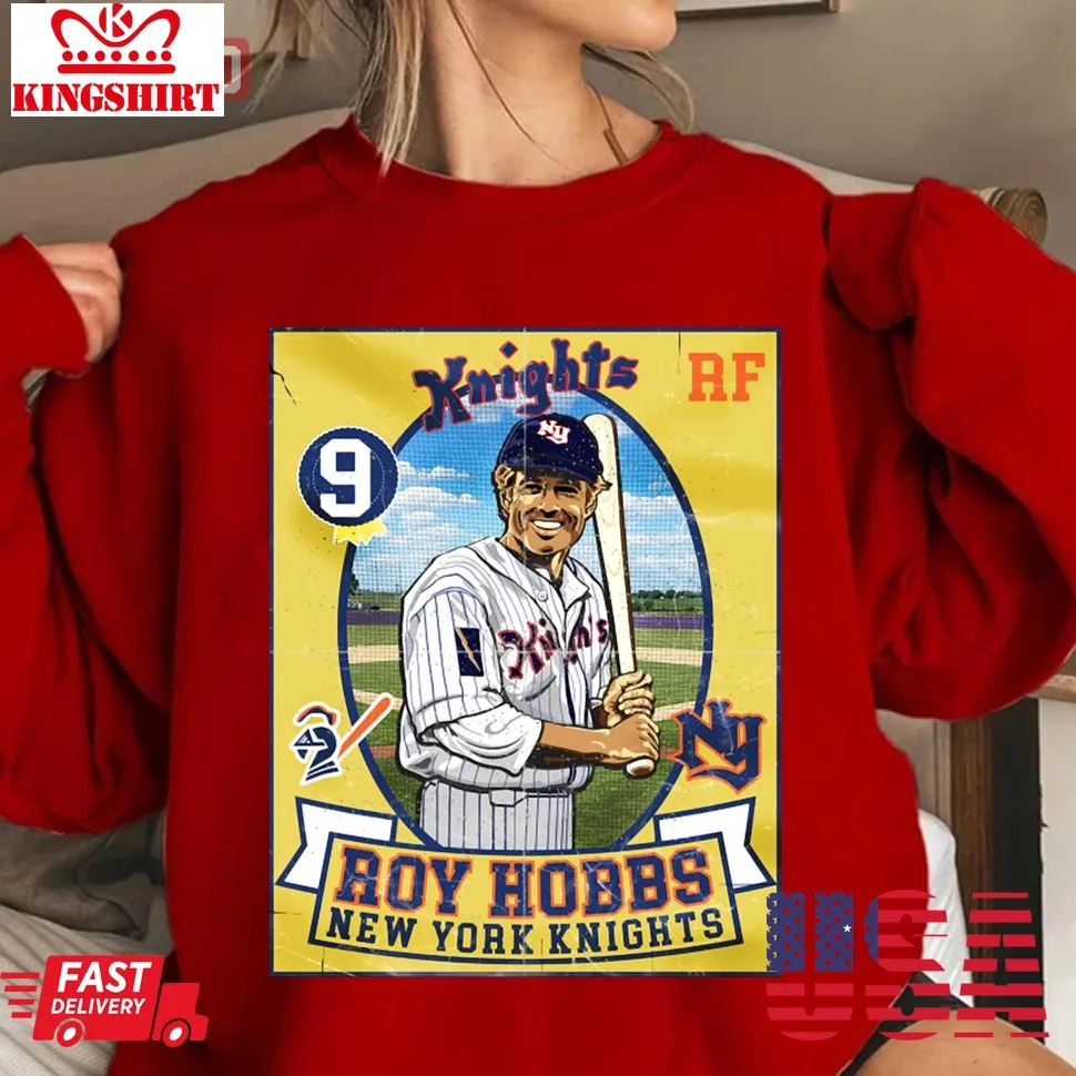 Roy Hobbs Trading Card Unisex Sweatshirt Size up S to 4XL