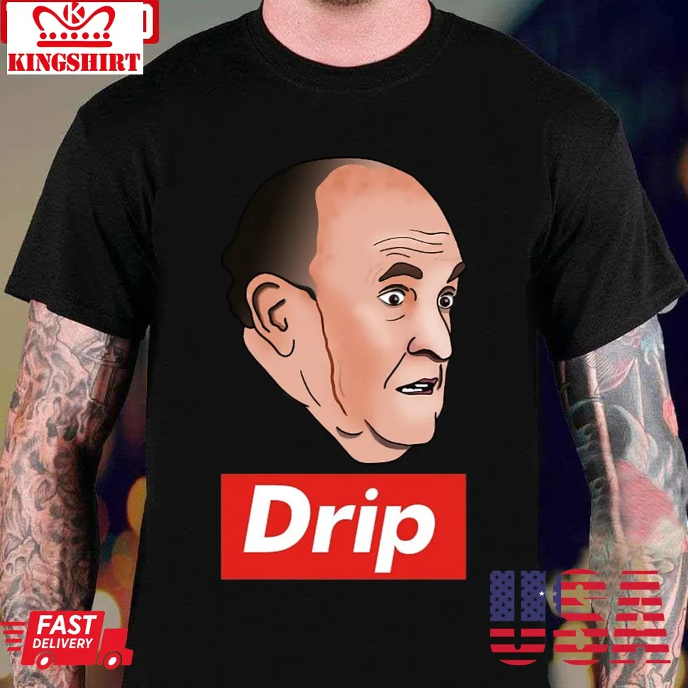Rudy Giuliani Hair Dye Drip Meme Unisex T Shirt Plus Size