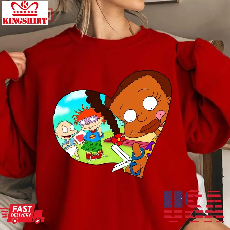 Rugrats Love Cartoon Unisex Sweatshirt Plus Size