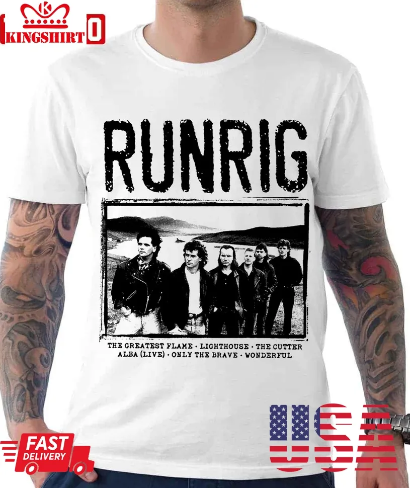 Runrig The Old Boys Unisex T Shirt Plus Size
