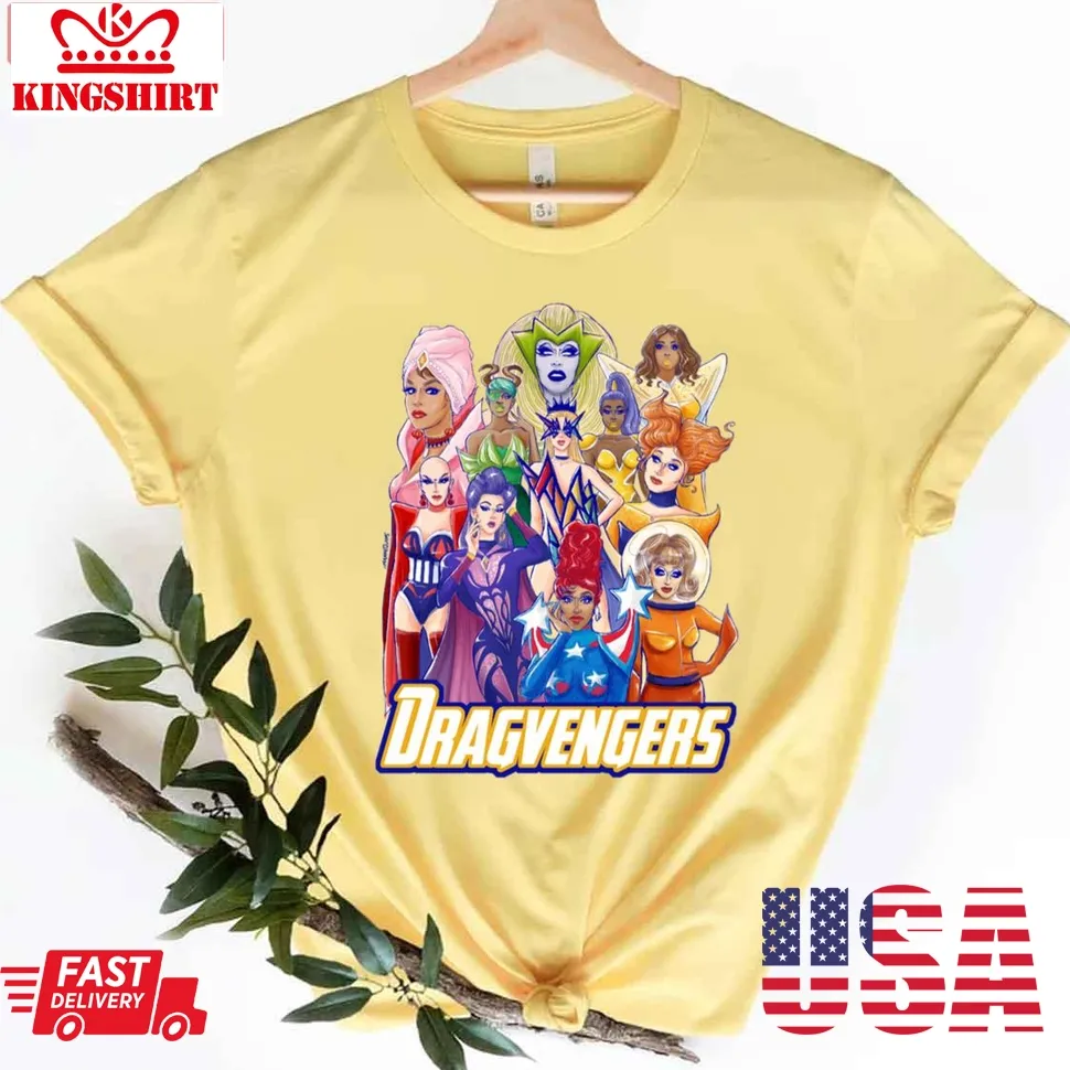 Rupaul's Dragvengers All Winners Unisex T Shirt Size up S to 4XL