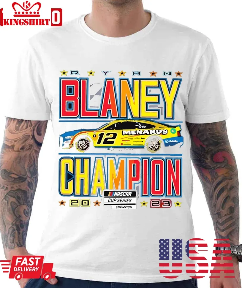 Ryan Blaney 2023 Nascar Cup Series Champion Unisex T Shirt Unisex Tshirt