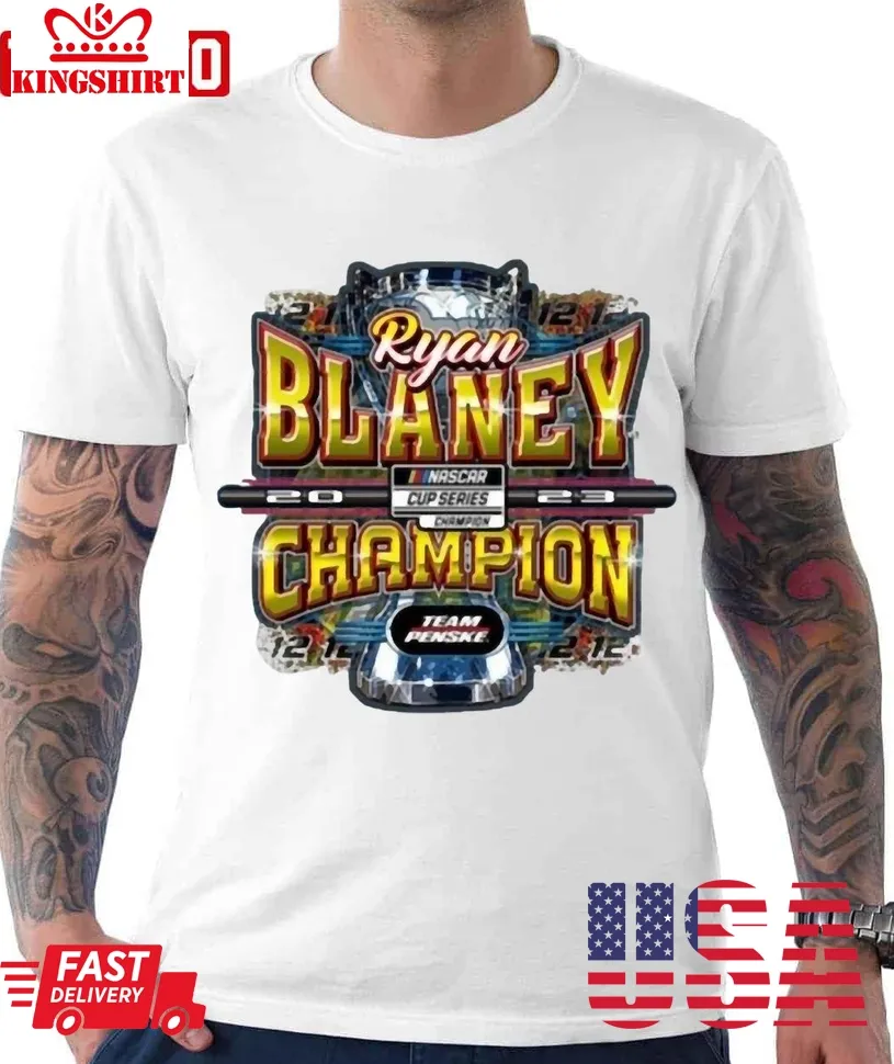 Ryan Blaney Championship Racing Unisex T Shirt Plus Size