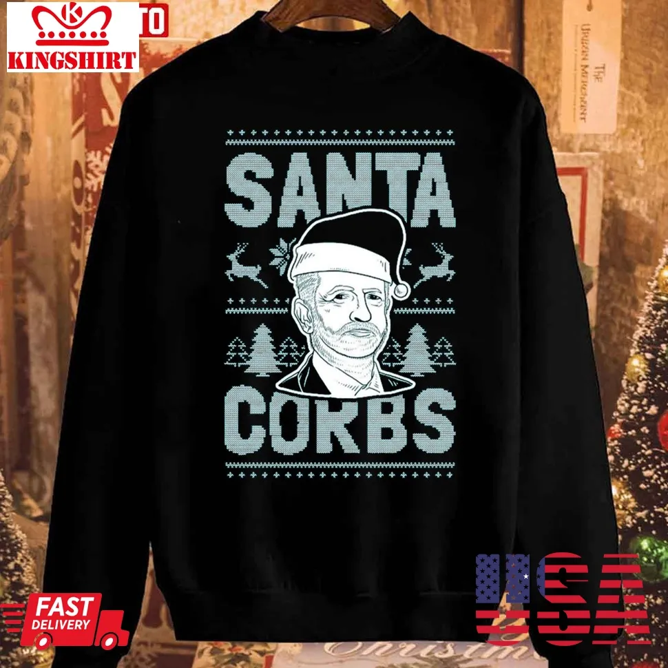 Santa Corbs Christmas Unisex Sweatshirt Size up S to 4XL
