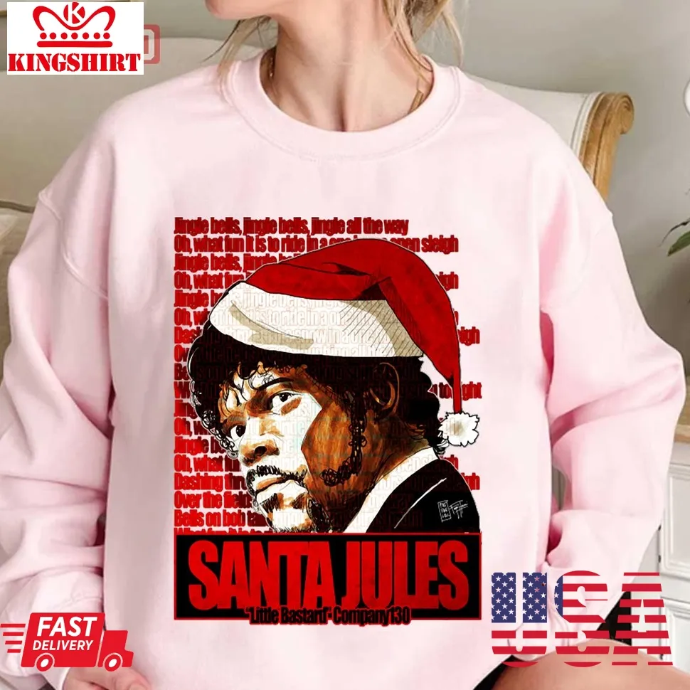 Santa Jules Christmas Movie Unisex Sweatshirt Plus Size