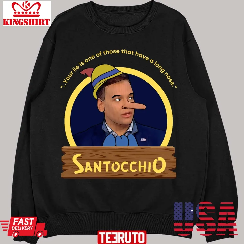 Santocchio George Santos Satire Unisex T Shirt Plus Size